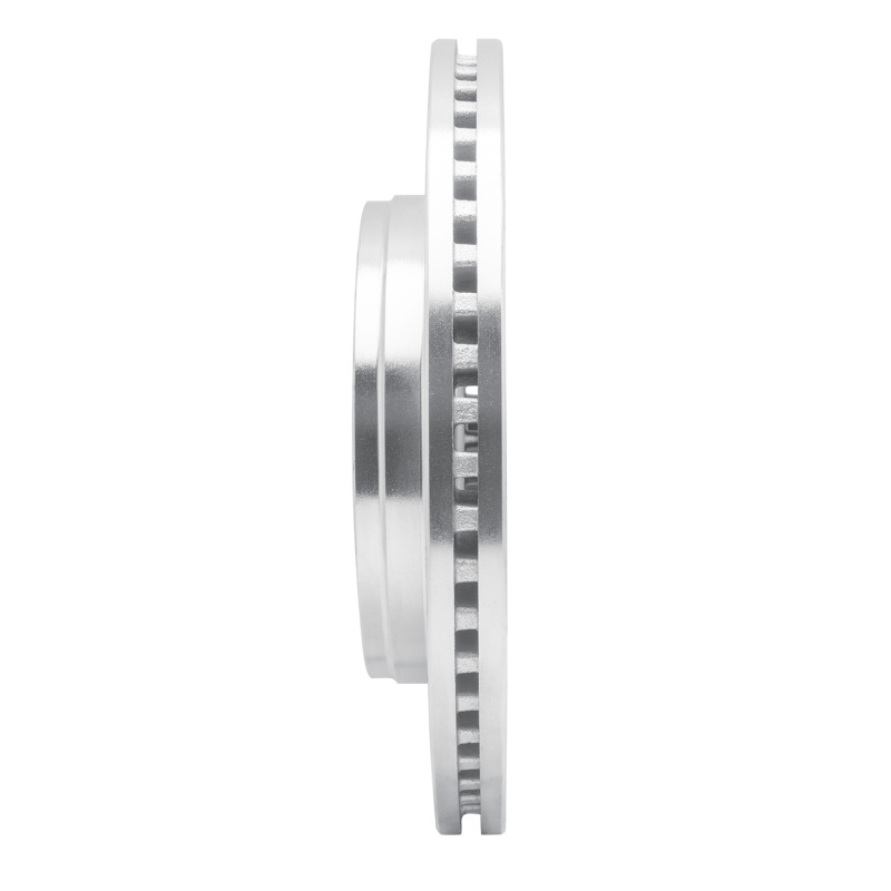 Jeep J8 Brake Rotor (1) - Front Right - R1 Concepts - Drilled & Slotted - Silver - `08-`12